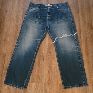 Brooklyn Express Men's Jeans 100% Cotton - Super Soft - Size 42